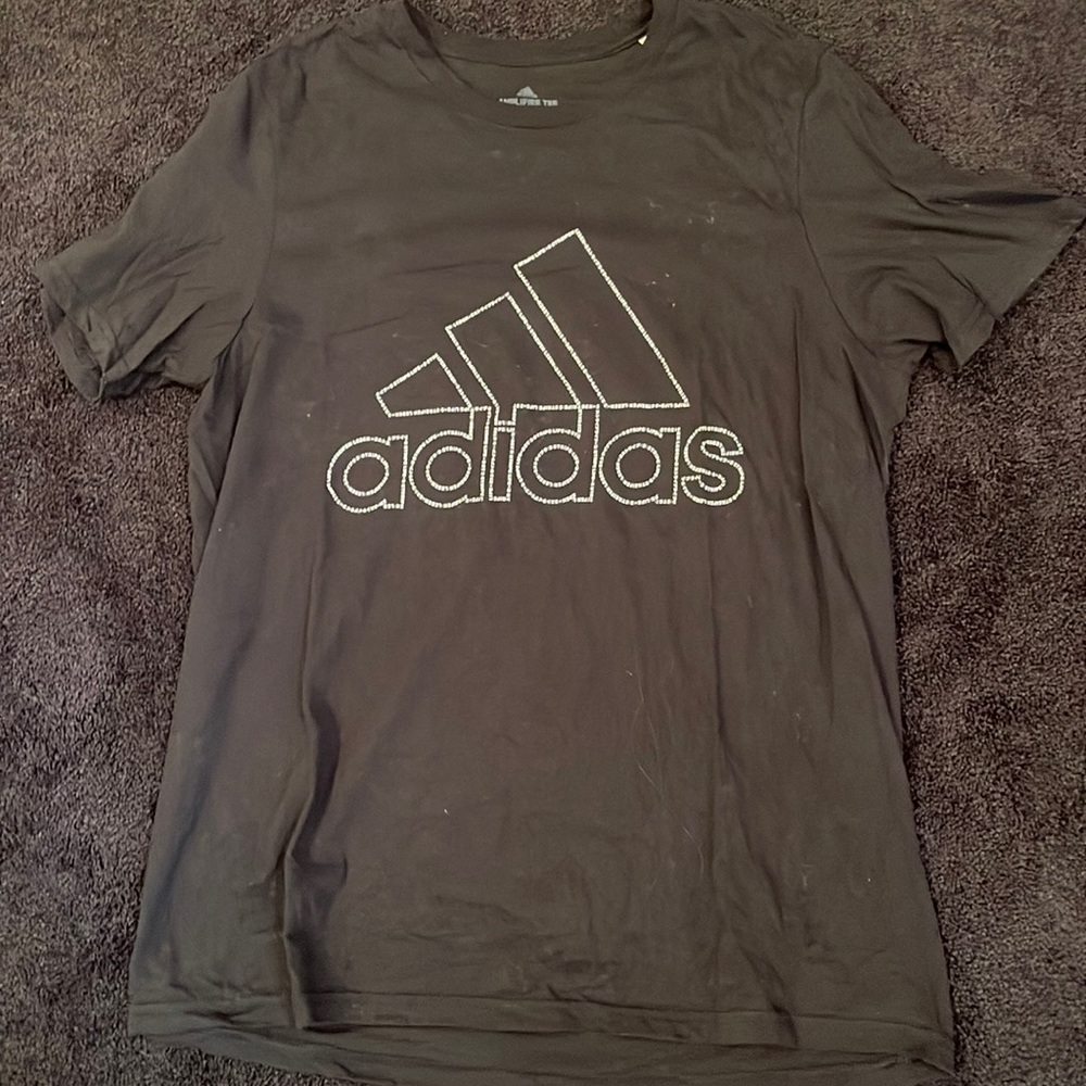 Adidas mens black amplifier tee - Picture 1 of 2
